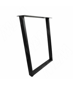 Сантьяго опора для стола П-образная, 60х30, H820+10 мм, черный