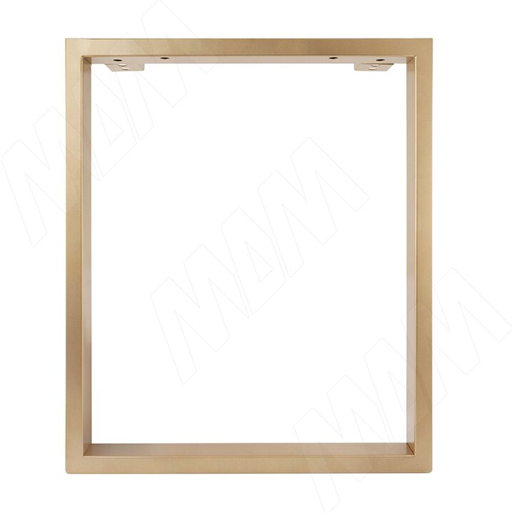 Опора для стола П-образная, 60х30, H715+10 мм, золото матовое