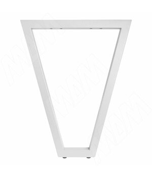 Опора для стола V-образная, 40х40, H715+10 мм, белый, 1шт.