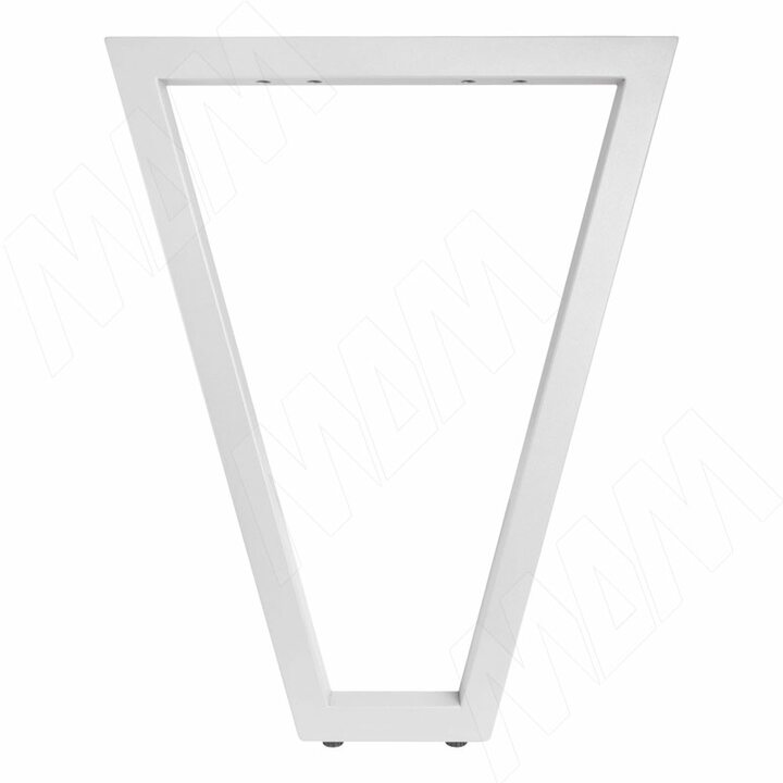 Опора для стола V-образная, 40х40, H715+10 мм, белый, 1шт.