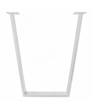 Опора для стола V-образная, 80х20, H715+10 мм, белый, 1шт.
