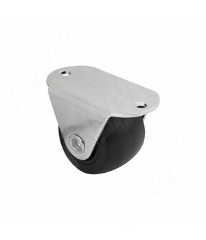 Опора колесная, прямоходная, высота 34 мм