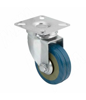 Опора колесная, D50 мм, без стопора, с площадкой