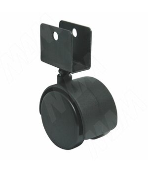 Опора колесная с U-обр. креплением для плиты 16 мм, D40 мм