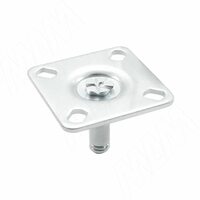 Площадка 47х47 мм для колесных опор BISMARK, DALLAS