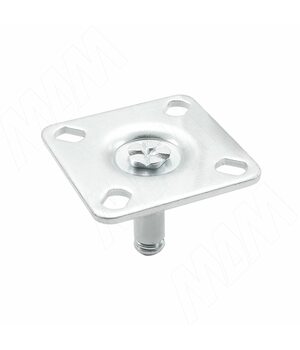 Площадка 47х47 мм для колесных опор BISMARK, DALLAS