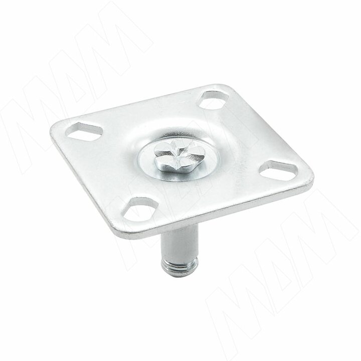 Площадка 47х47 мм для колесных опор BISMARK, DALLAS