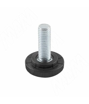 Ножка мебельная, М10 Х 30, черная