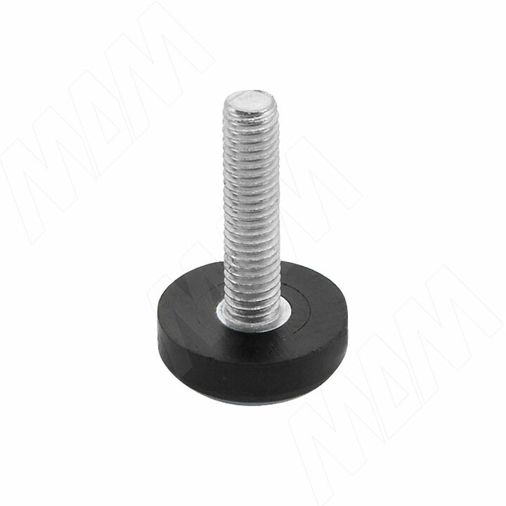 SuperGlide Ножка мебельная круглая D28мм, M6x20 мм