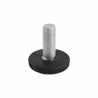 Ножка мебельная черная, М6 Х 20