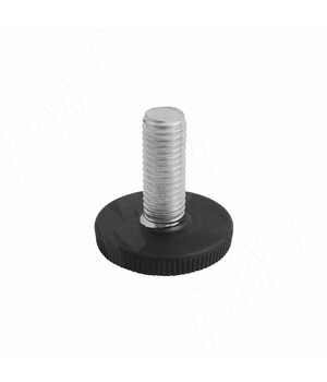 Ножка мебельная черная, М6 Х 20