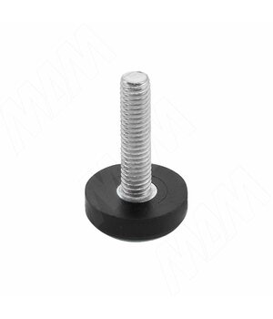 SuperGlide Ножка мебельная круглая D28мм, M8x25 мм