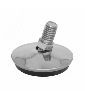 Ножка мебельная на подвижном шарнире хром, М10 Х 15