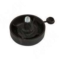 Ножка мебельная черная H=17мм, регулировка 21мм