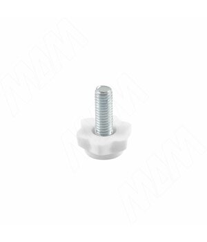 Ножка мебельная, М6 Х 18, белая