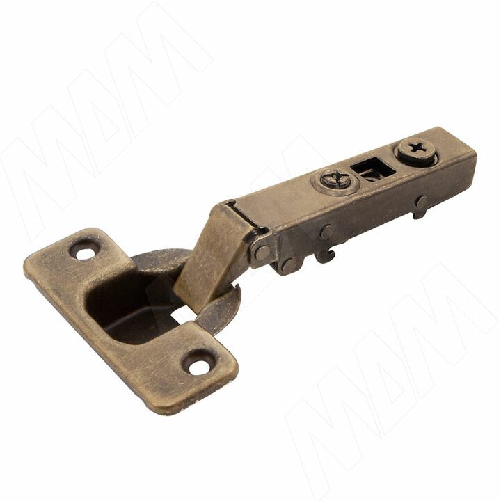 HARMONY петля с амортизатором накладная (90/105), стандартная, бронза