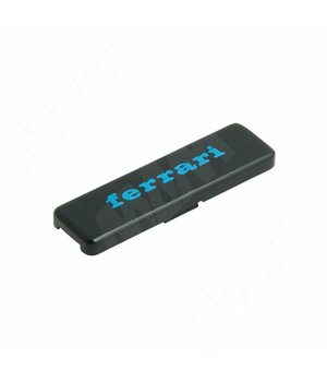 Накладка декоративная на плечо петли, черный