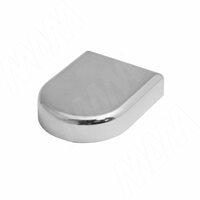 Заглушка декоративная Mini 12 D-образн., хром