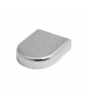 Заглушка декоративная Mini 12 D-образн., хром