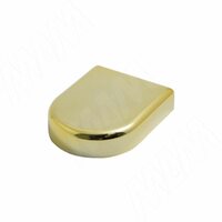 Заглушка декоративная Mini 12 D-образн., золото
