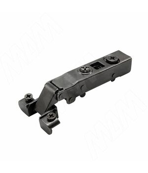 HARMONY петля с амортизатором накладная (90/105), для ал. проф., стандартная, черный никель