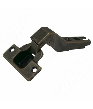 Петля Slide-on 95 угловая (+45/95) вкладная, бронза