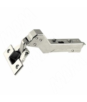 TIOMOS петля со встроенным амортизатором накладная (+45/110E) угловая, (45/9,5)