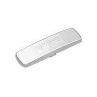 Slide-on накладка декоративная на плечо петли, никель, с логотипом FGV