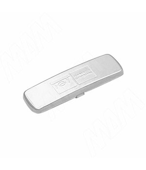 Slide-on накладка декоративная на плечо петли, никель, с логотипом FGV