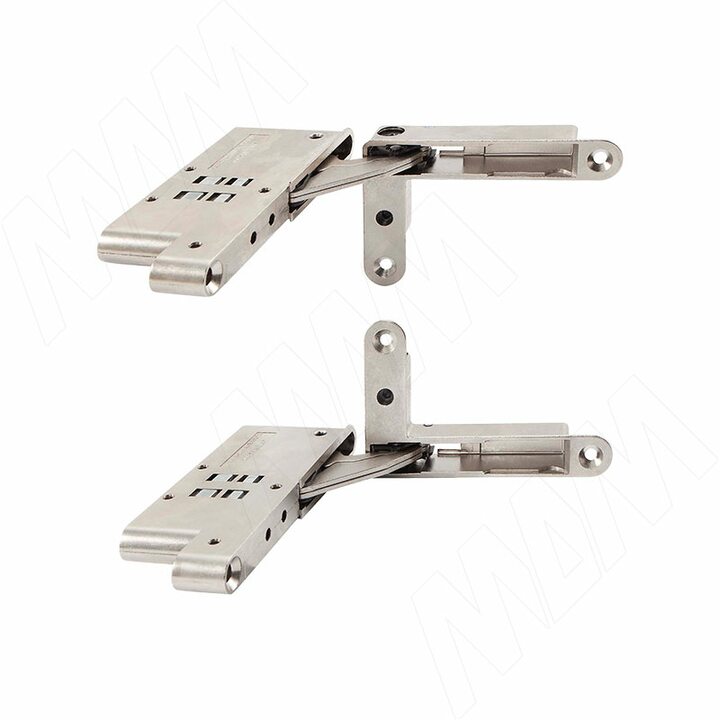 SECRET MAXI Комплект скрытых петель (90/105) с плавным закрыванием на один фасад, никель