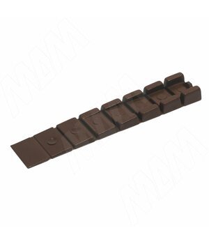 Клин монтажный, коричневый