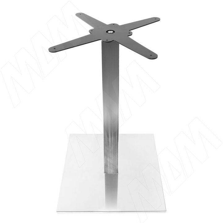 Подстолье 60х60, H730+5мм, хром, 1шт.