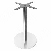 Подстолье D60, H730+5мм, хром, 1шт.