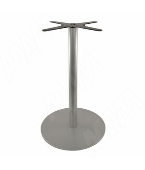 Подстолье D60, H730+5мм, хром матовый, 1шт.