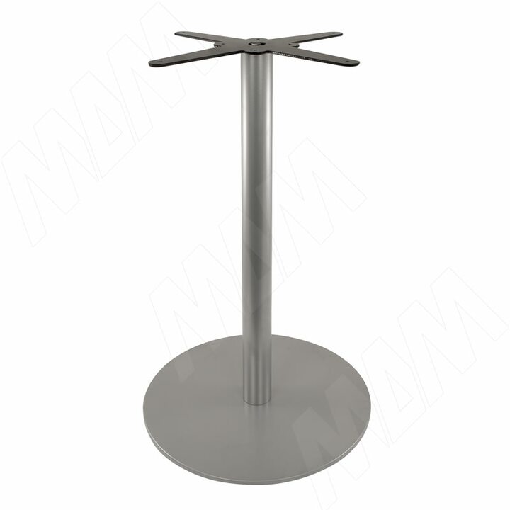 Подстолье D60, H730+5мм, хром матовый, 1шт.