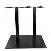 Подстолье двойное 60х60, H730+5мм, черный, 1шт.