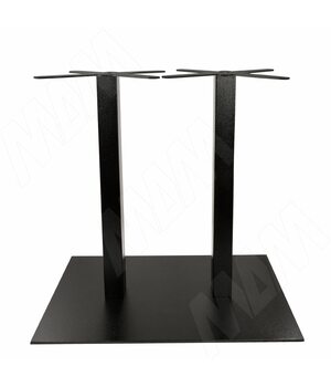 Подстолье двойное 60х60, H730+5мм, черный, 1шт.