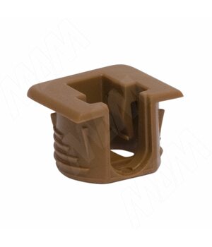 FLIPPER Полкодержатель для деревянных полок с фиксацией, коричневый