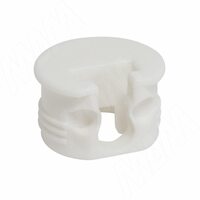 SI03 Полкодержатель для деревянных полок с фиксацией, белый