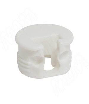 SI03 Полкодержатель для деревянных полок с фиксацией, белый