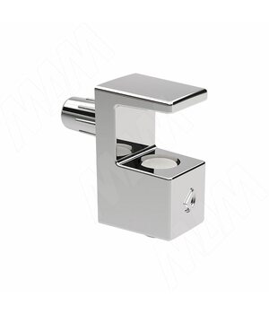 GRACE Полкодержатель для стеклянных полок толщиной 5-6 мм, со штоком 5 мм, хром