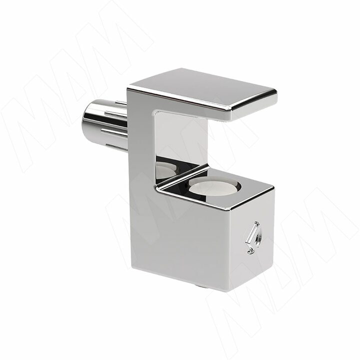 GRACE Полкодержатель для стеклянных полок толщиной 5-6 мм, со штоком 5 мм, хром