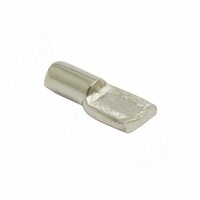 Полкодержатель для деревянных полок, никель