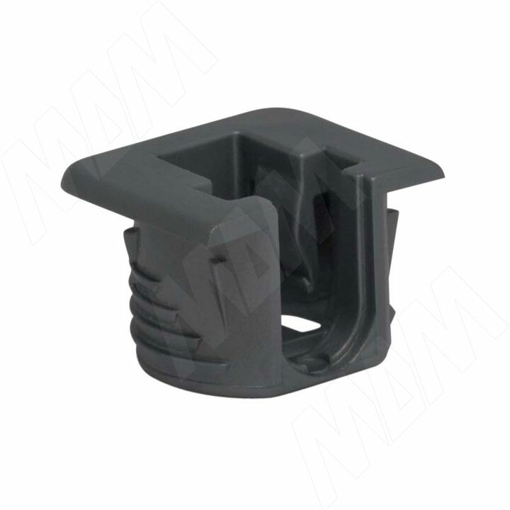 FLIPPER Полкодержатель для деревянных полок с фиксацией, антрацит