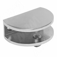 Полкодержатель для стеклянных полок толщиной 8-10 мм, хром