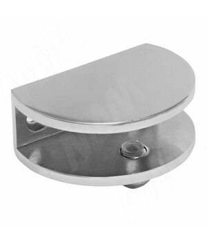 Полкодержатель для стеклянных полок толщиной 8-10 мм, хром