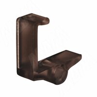 Полкодержатель-фиксатор для ДСП 16 мм (коричневый)