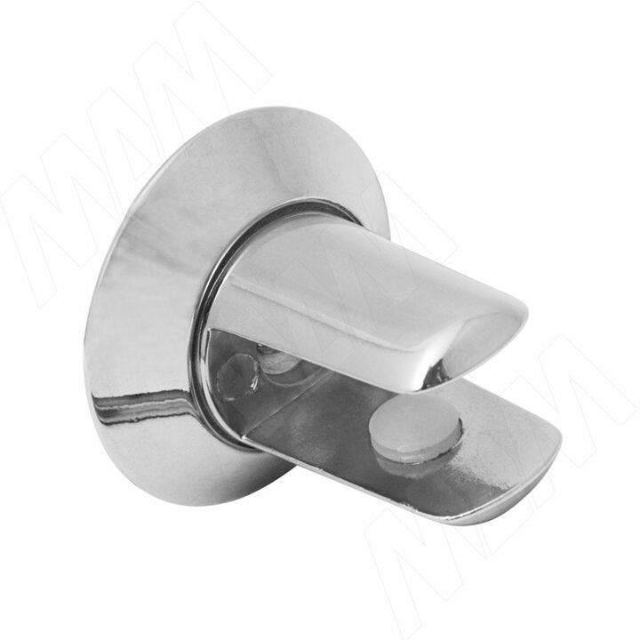 Полкодержатель для стеклянных полок толщиной 8-10 мм, хром