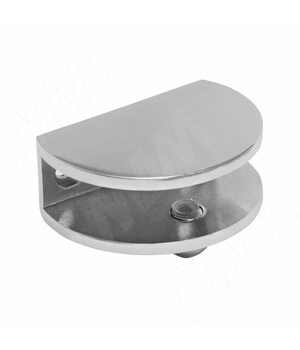 Полкодержатель для стеклянных полок толщиной 8-10 мм, хром