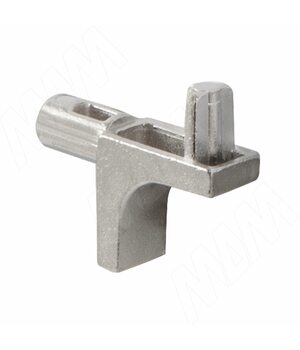 K-LINE Полкодержатель с дополнительным упором для деревянных полок c фиксацией, никель